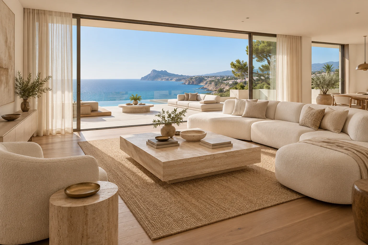 Interior mediterráneo de concepto